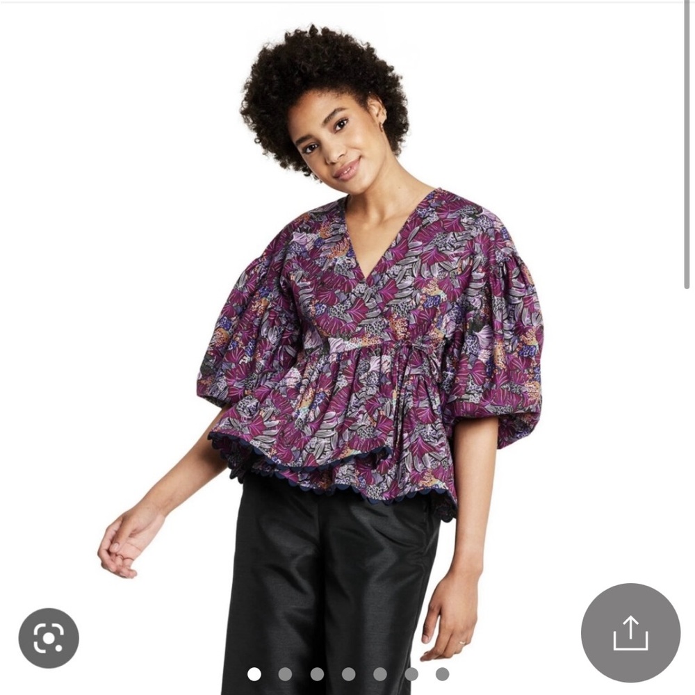 Kika Vargas - Target Purple Blouse NWT size Small